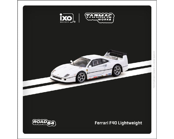 Ferrari F40 Lightweight White Road64 Tarmac Works 1/64