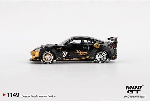 Toyota GR86 LB★Nation Black & Gold Mini GT 1:64 