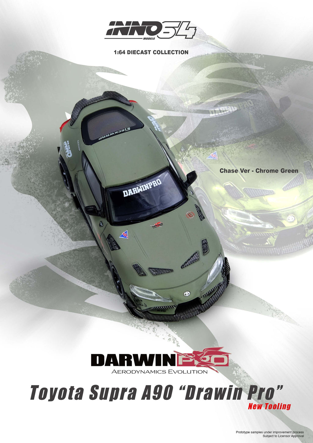 Toyota Supra A90 Darwin Pro J'S Racing Blue Inno64 1/64 scale – Hanz Driven