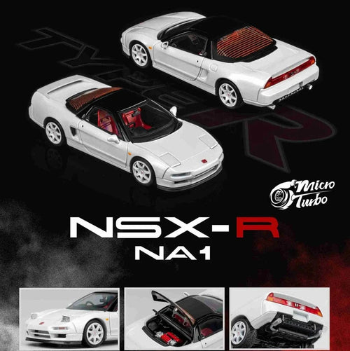 NSX-R Metallic White Micro Turbo 1/64 scale – Hanz Driven