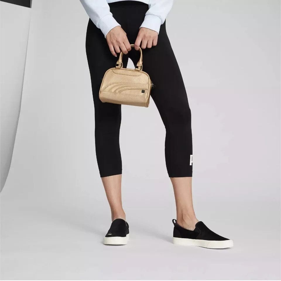 Puma white and gold purse store