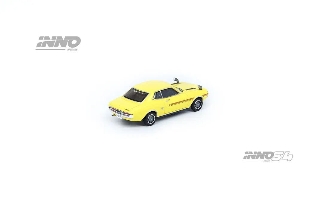 Toyota Celica 1600GT TA22 Yellow Inno64 1/64 scale