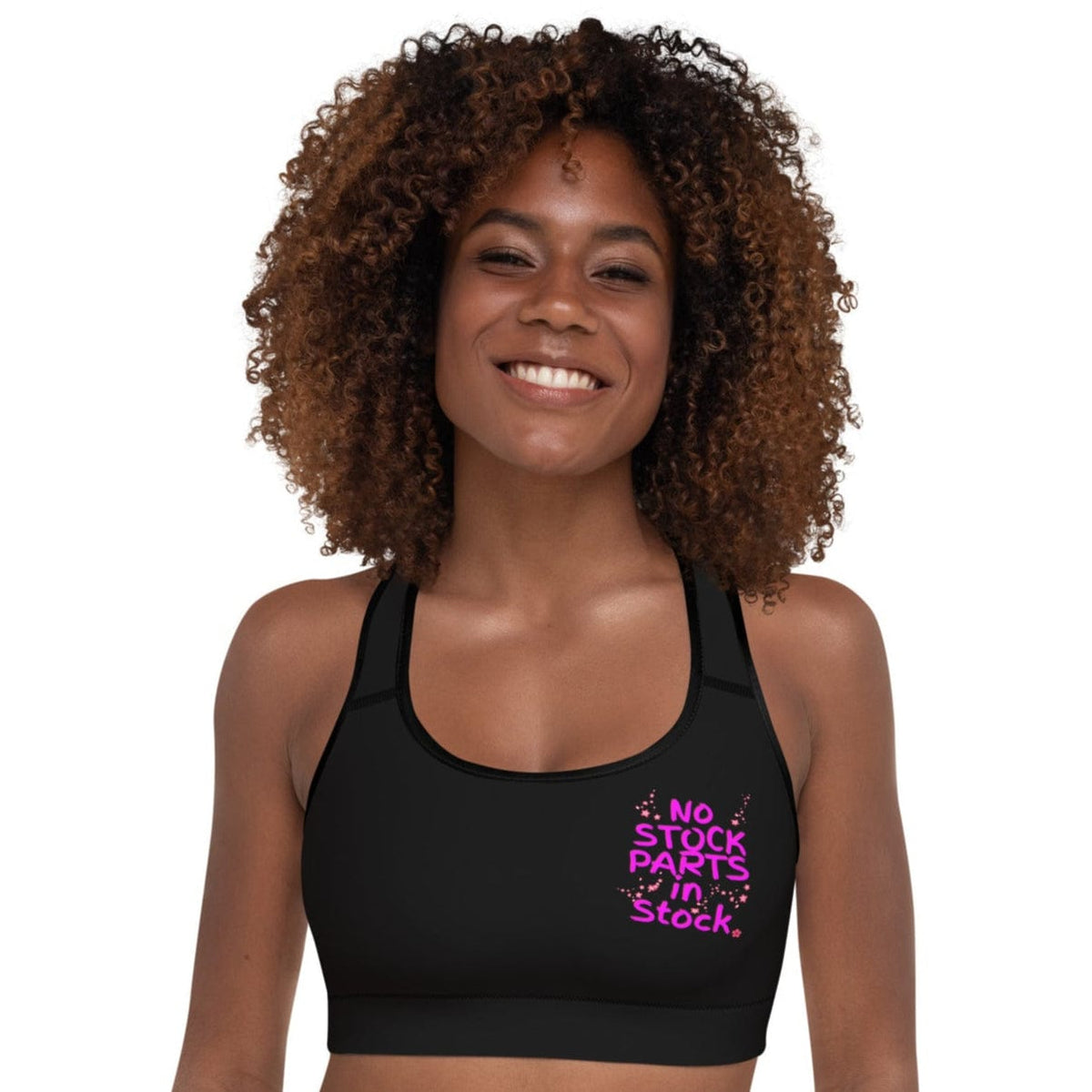 No Stock Parts in Stock Padded Sports Bra