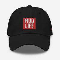 Mud Life Dad Hat Black