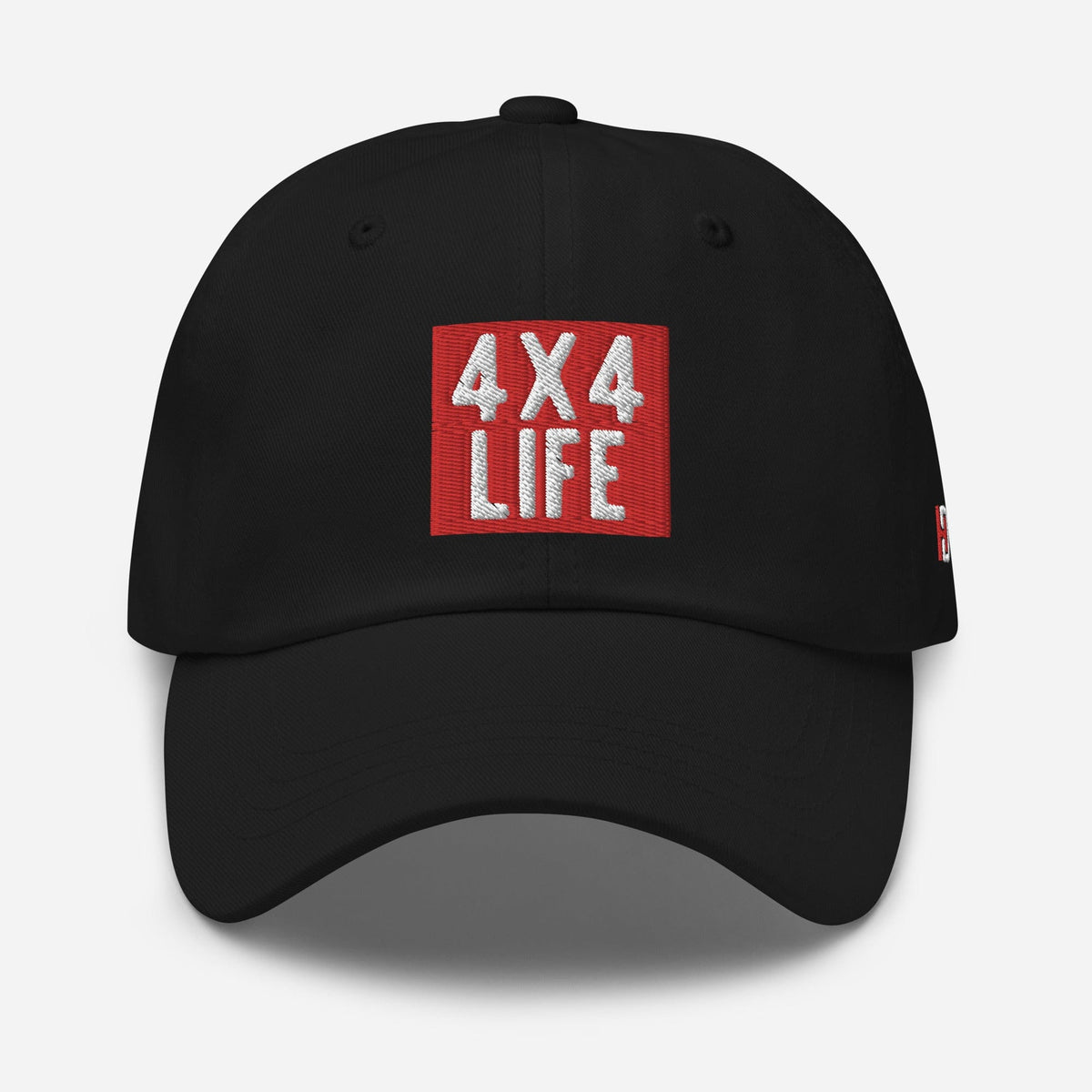 4x4 Life Dad hat Black
