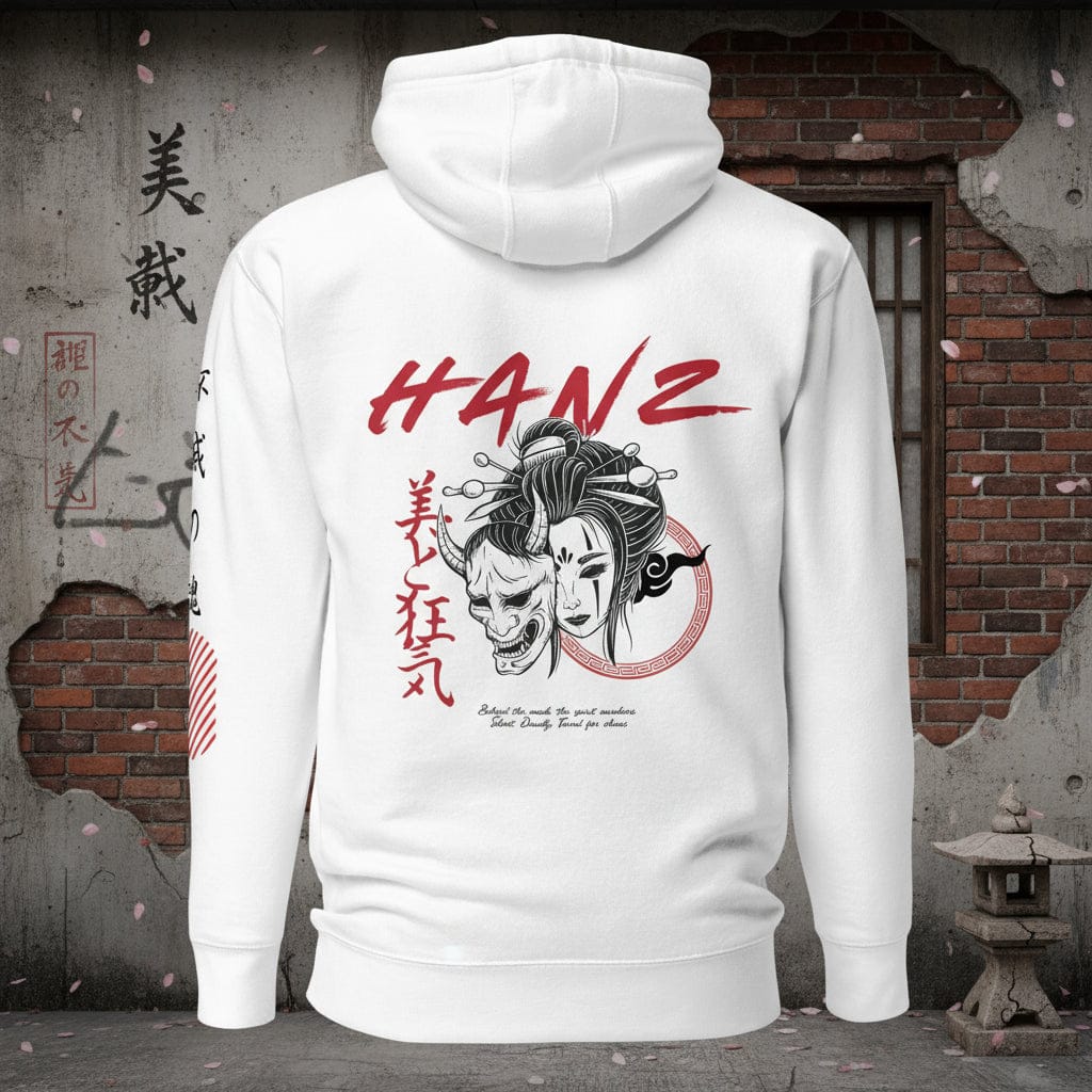 Beauty and Madness White Hoodie