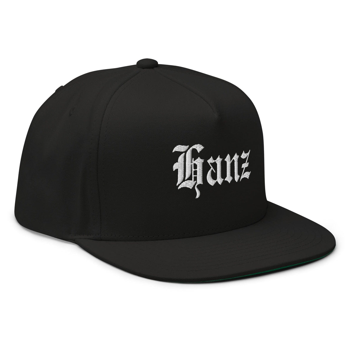 Hanz Streets Flat Bill Hat Black