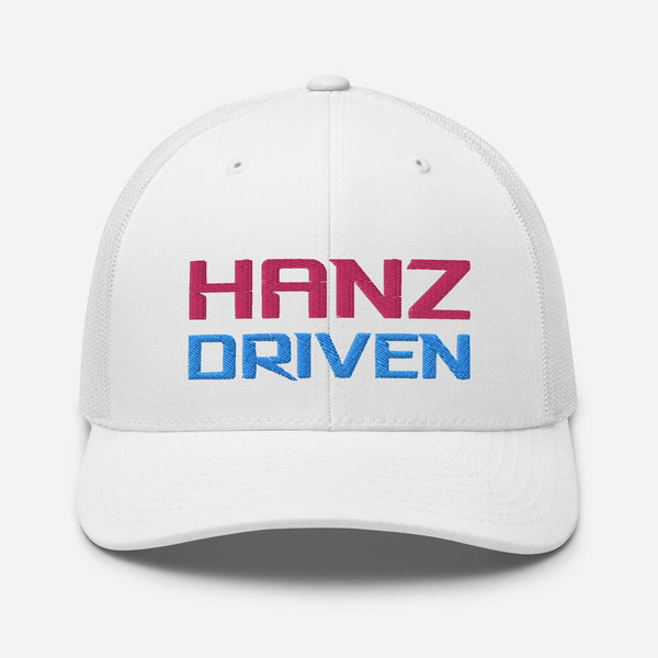Trucker Cap Hanz Driven Blue Pink Blue car clothing