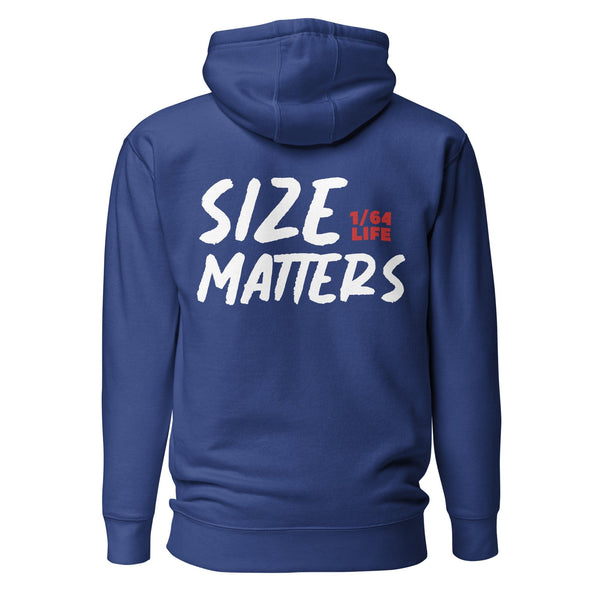 Size Matters Hoodie - 1/64 Life blue