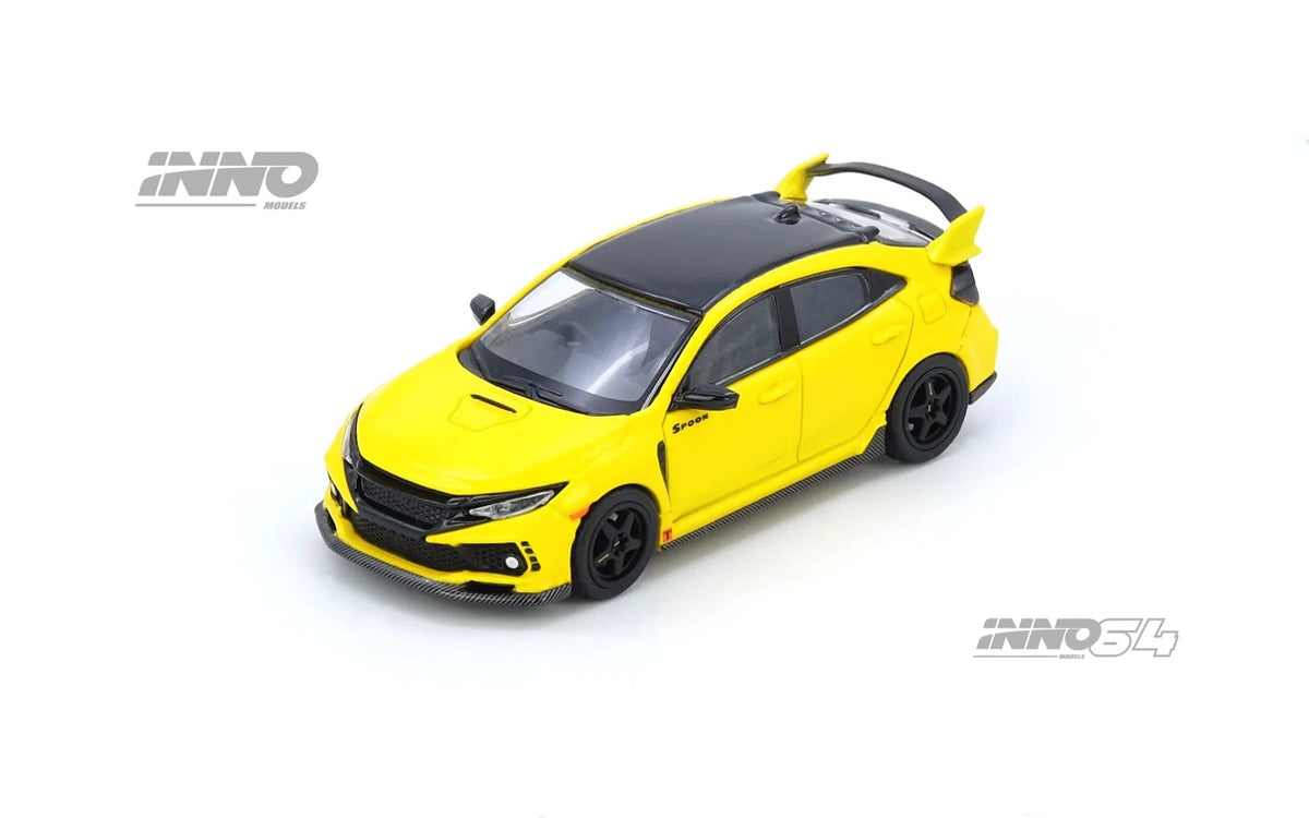 Honda Civic Type R FK8 Yellow Inno64 1/64 scale