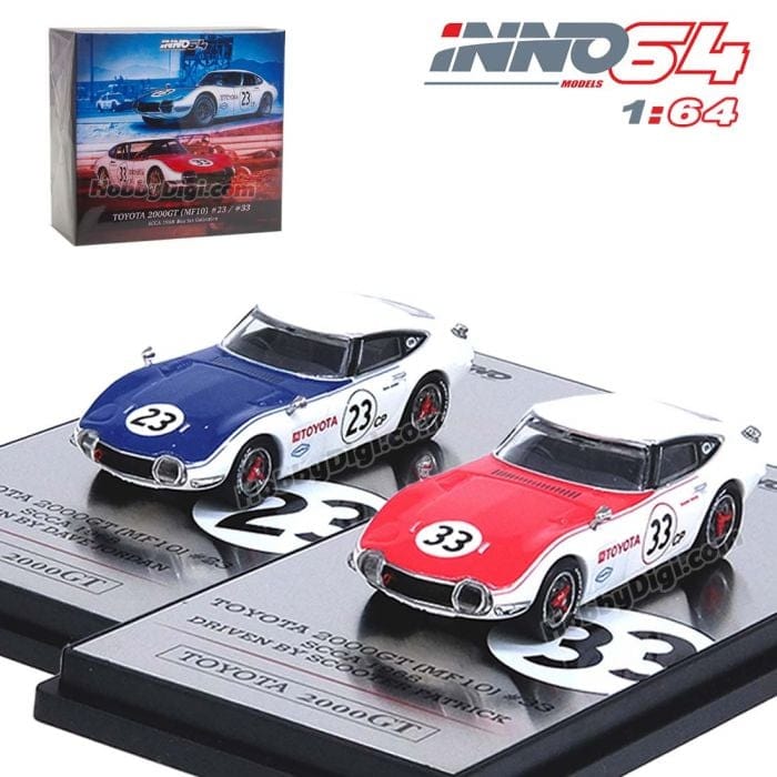 Toyota 2000GT #23 & #33 SCCA 1968 Box Set Collection Special