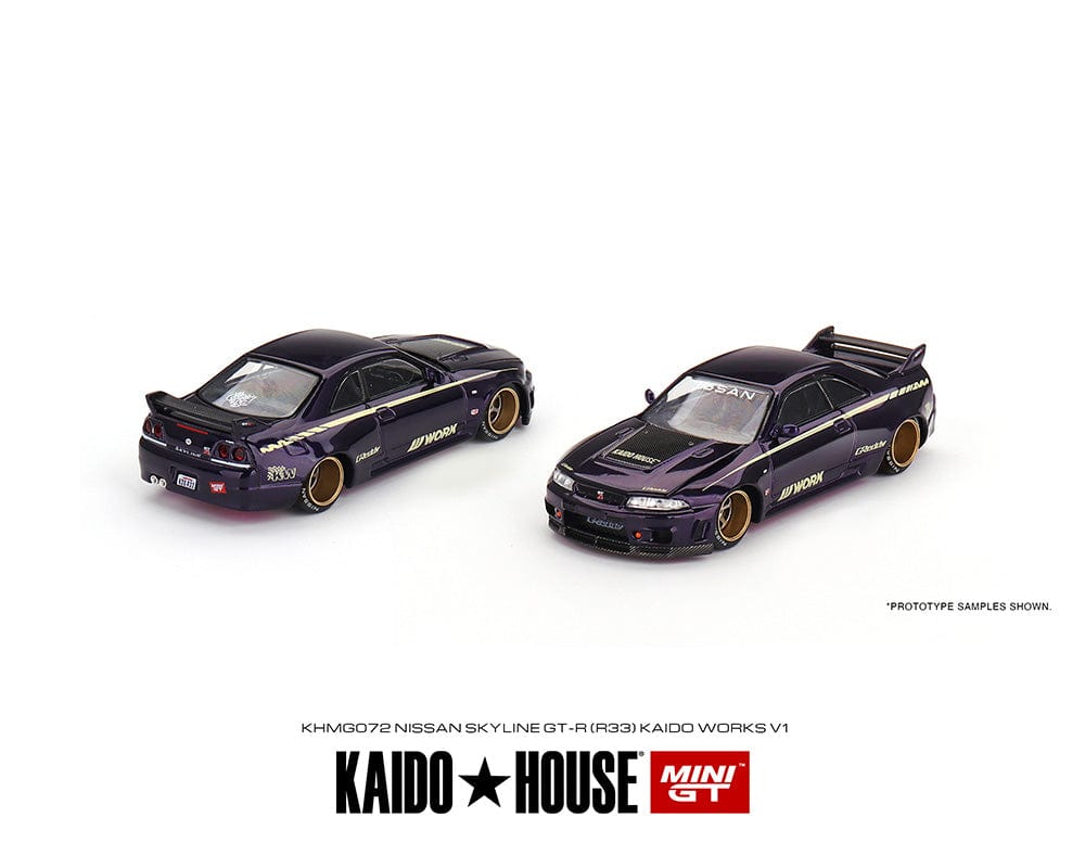 Nissan Skyline GT-R (R33) Kaido Works V1 Kaido House Mini GT 1:64