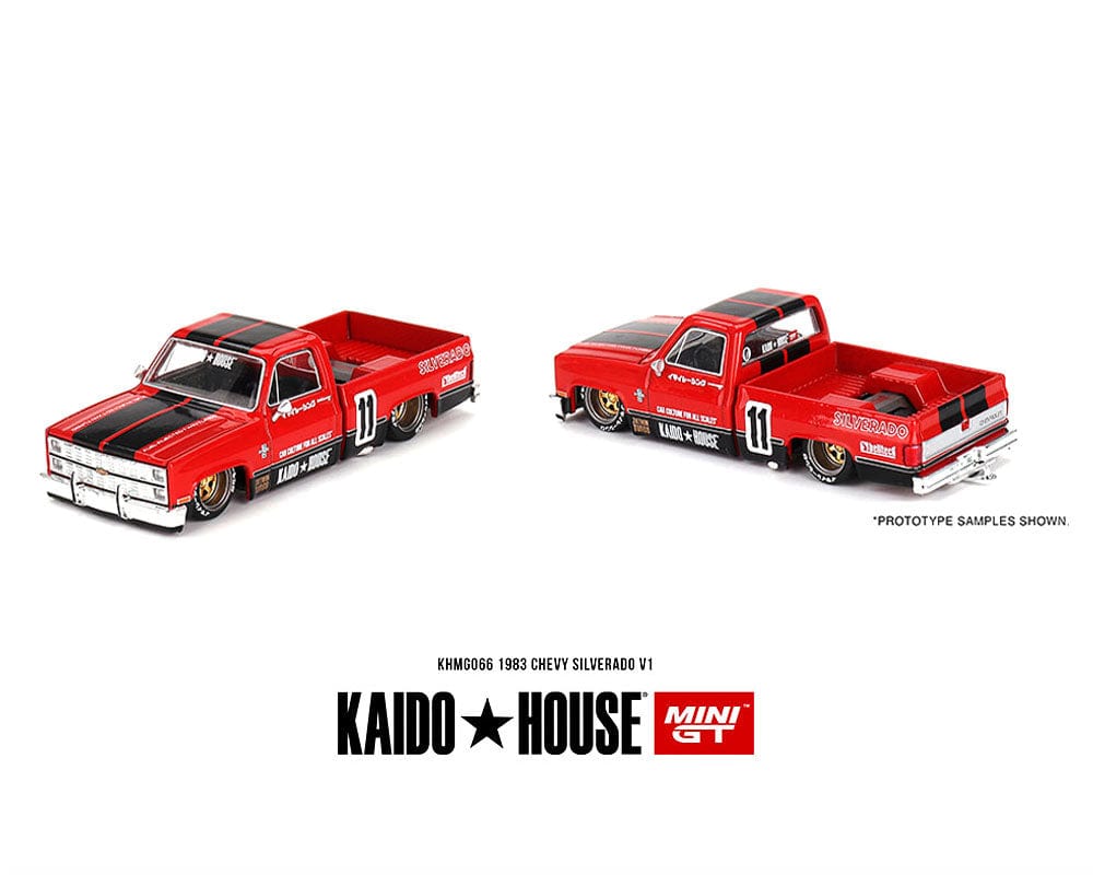 Kaido House Mini GT Chevrolet Silverado 1983 Kaido v1 Red Limited 