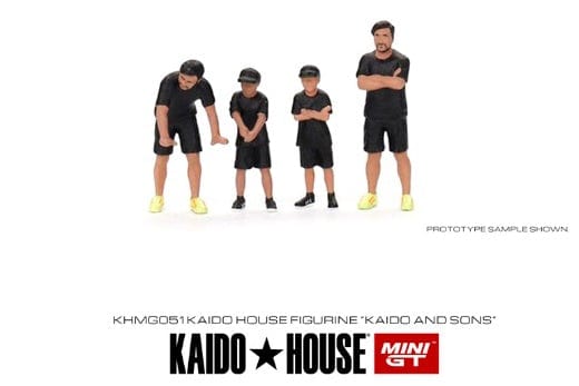 Kaido and Son Kaido House Minifigures metal 1/64 scale