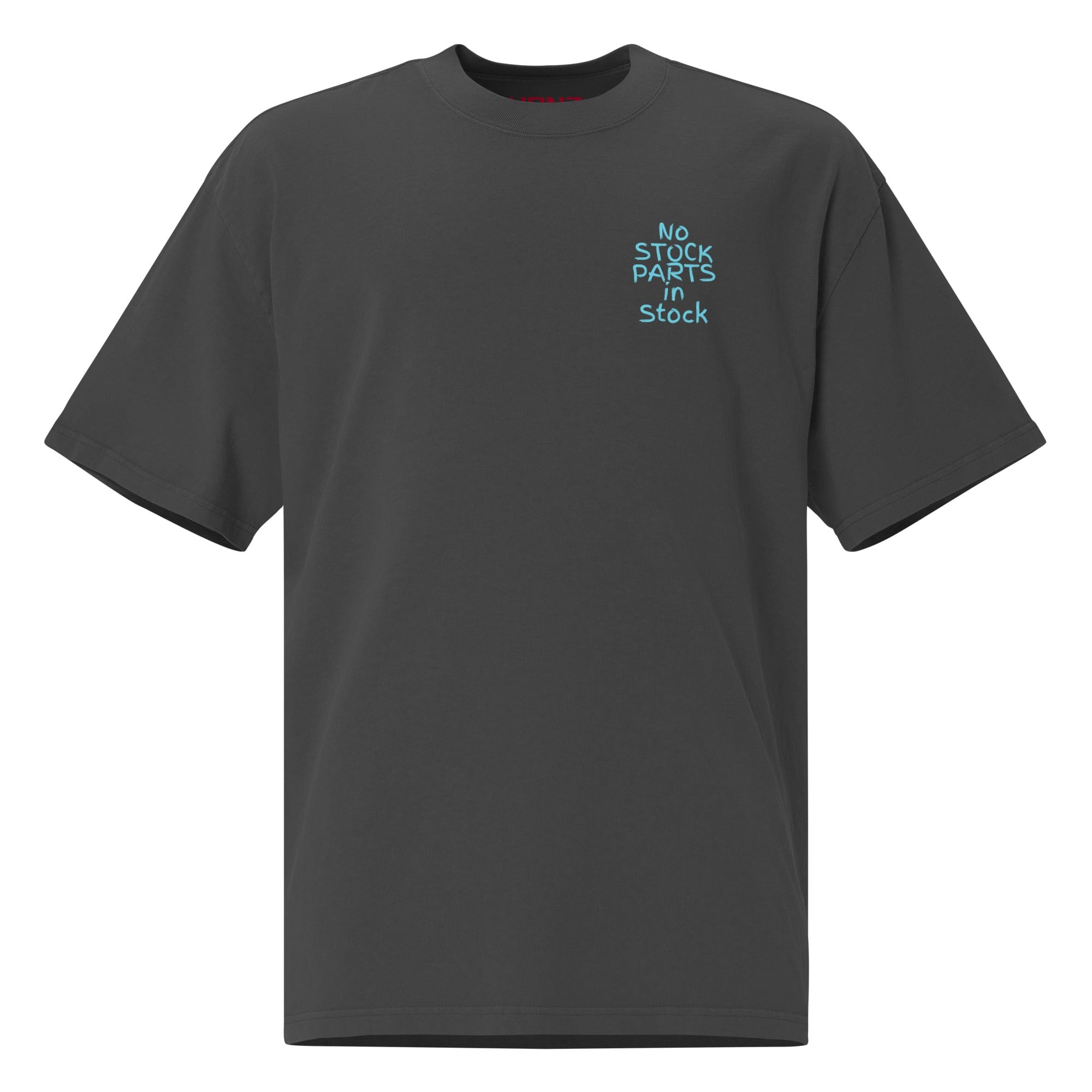 No Stock Parts in Stock Heavyweight T-Shirt Faded Black