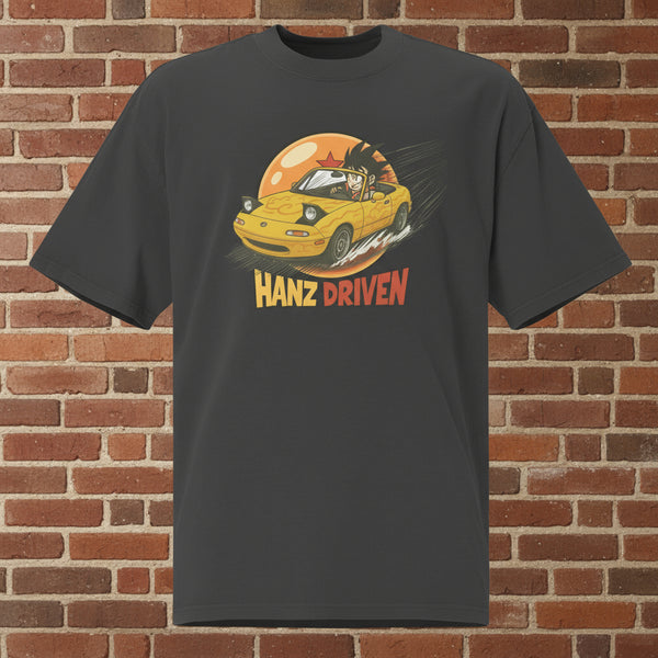 Goku's Miata Oversized faded t-shirt