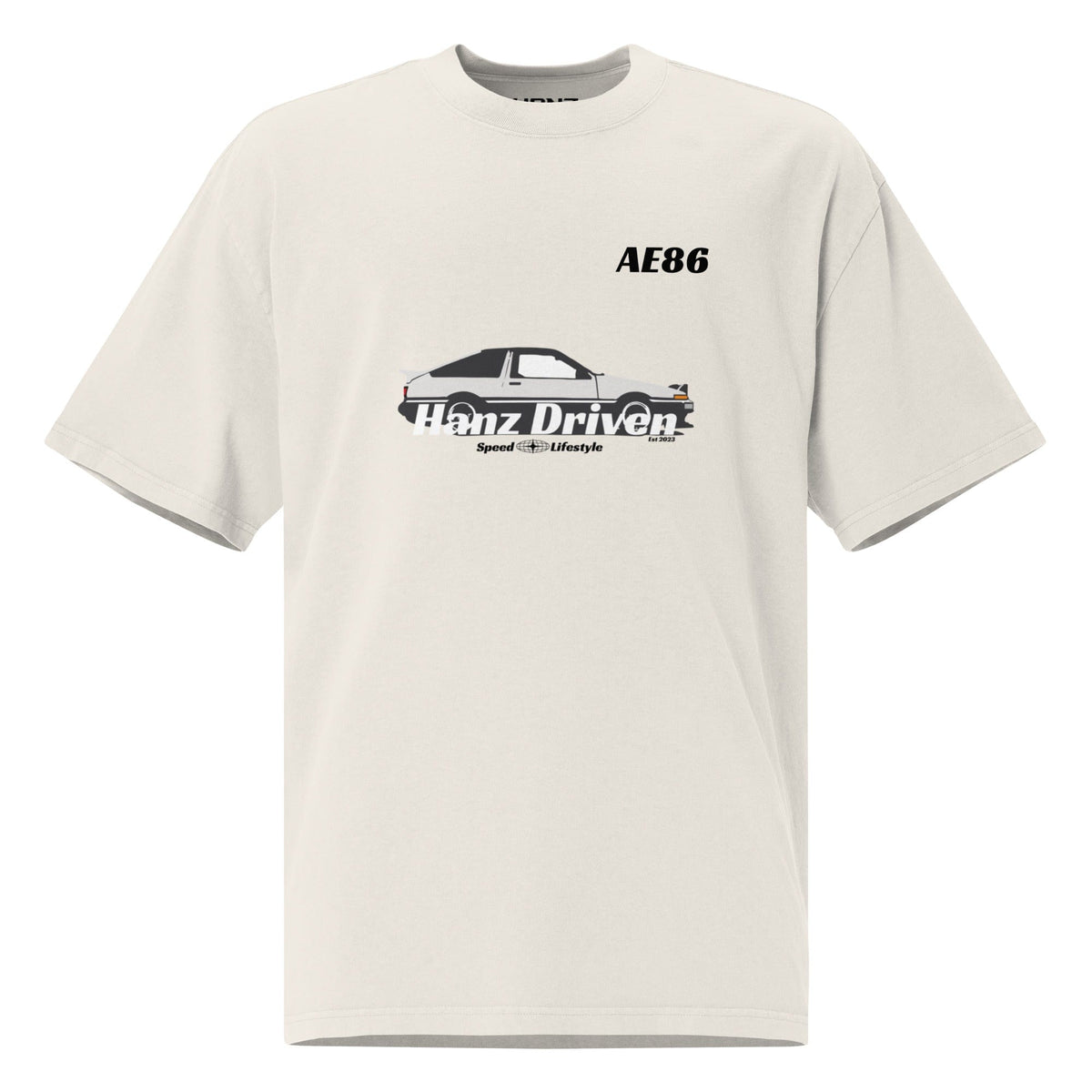 AE86 Oversized Heavyweight T-shirt Hanz Driven