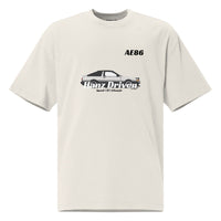 AE86 Oversized Heavyweight T-shirt Hanz Driven
