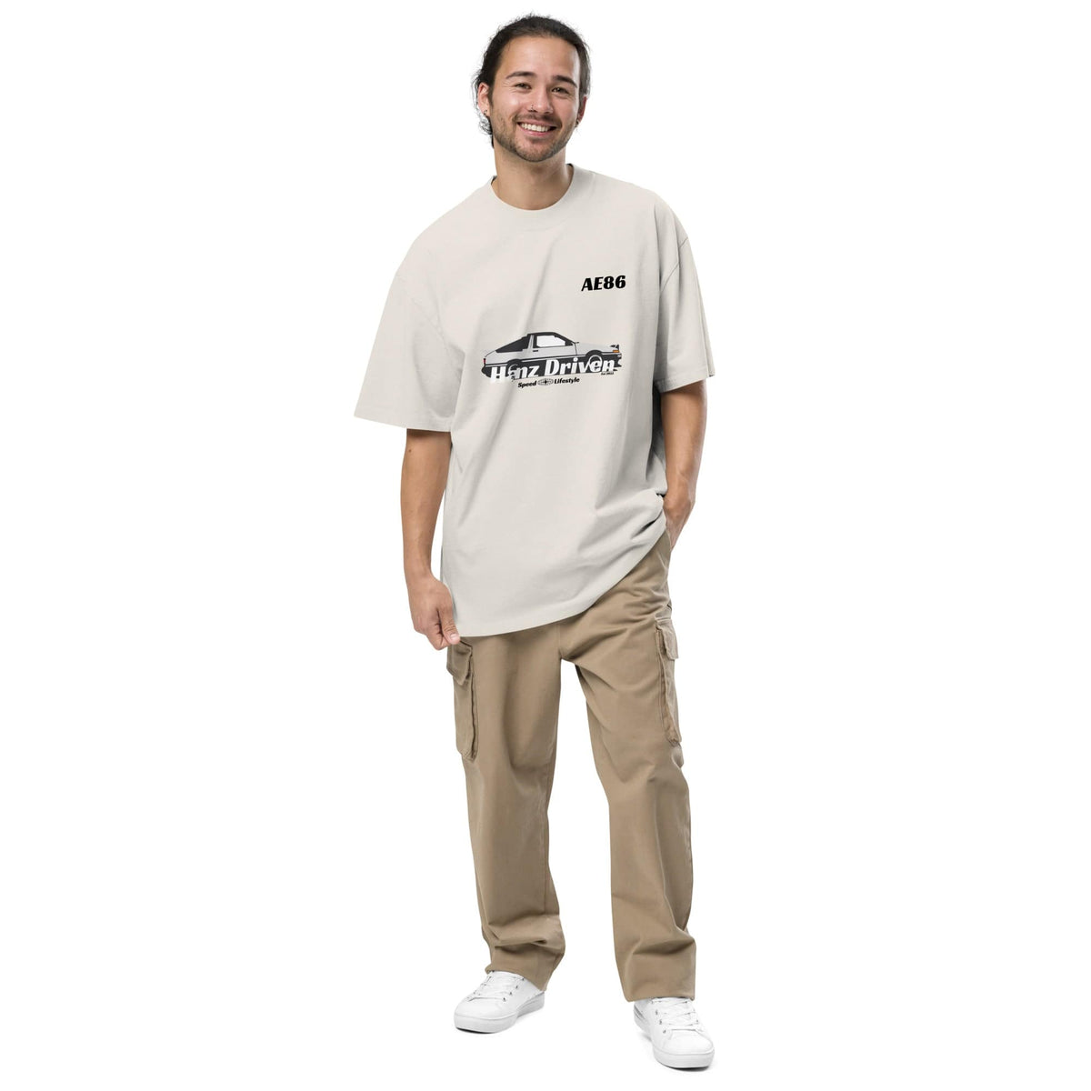 AE86 Oversized Heavyweight T-shirt Hanz Driven