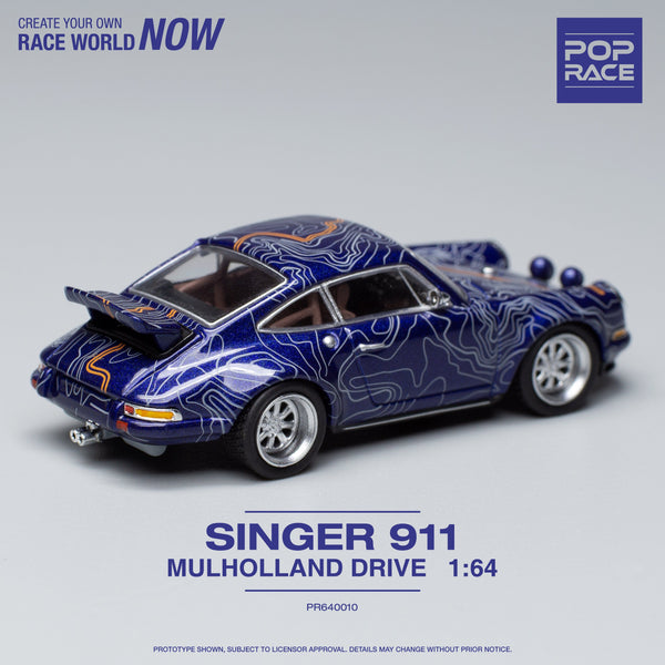 Porsche Singer Mulholland Drive Pop Race 1:64