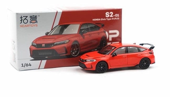 Honda Civic Type-R FL5 Red Pop Race 1/64 scale