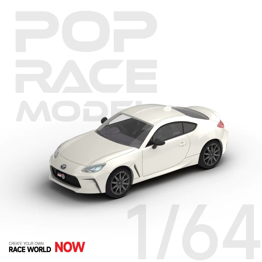 Toyota GR86 Halo White Pop Race 1/64 scale