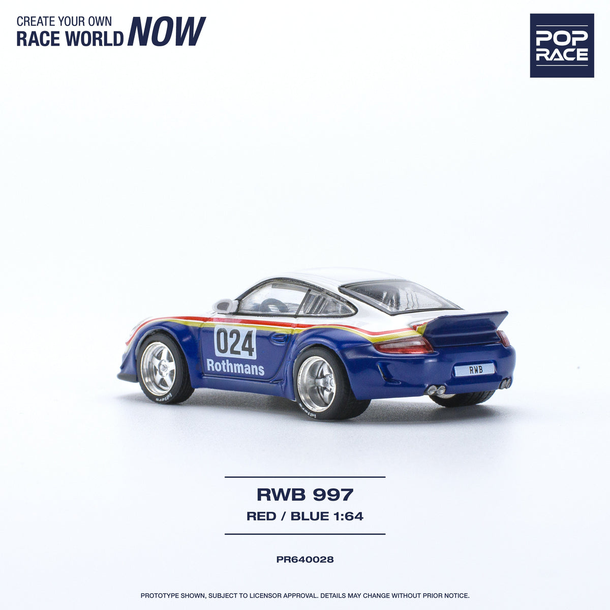 Pop Race 1:64 Diecast Model Araba