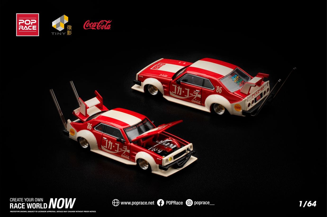 Pre-order)Skyline C210 Kaido Racer Bosozoku Coca Cola Japan