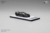 (pre-order) NSX-R Custom Wide Body Gloss Black Micro Turbo 1/64 scale