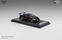 Honda Civic FD2 JS Racing Metallic Black Micro Turbo 1/64 scale