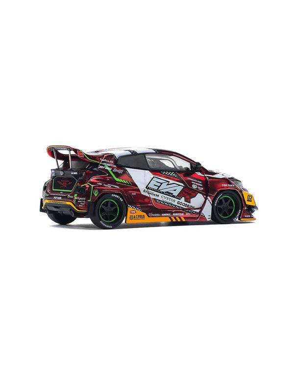 Toyota Goodridge GR Yaris Eva RT Production Model-02 Pop Race 1/64 scale