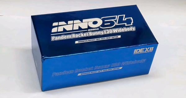 Inno64 BMW E30 Blue Chrome Widebody IDE Indonesia Special Event car