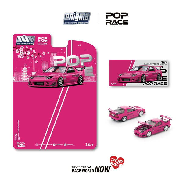 Mazda RX-7 FC3S Re-Amemiya Pink Pop Race Enigma Special edition