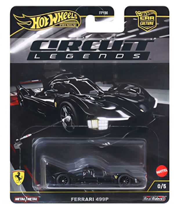 Chase Black Ferrari 499P Hot Wheels Car Culture 2025 Circuit Legends 1/64 scale