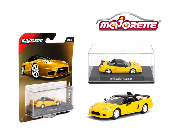  1995 Honda NSX-R GT – Yellow Solid Pack Majorette 1:64 Collector Series Wave 2 2025