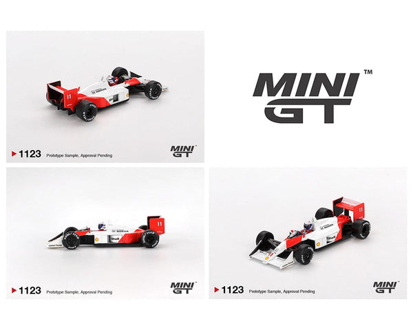 McLaren MP4/4 #11 Alain Prost 1988 Japanese Grand Prix 2nd Place Mini GT