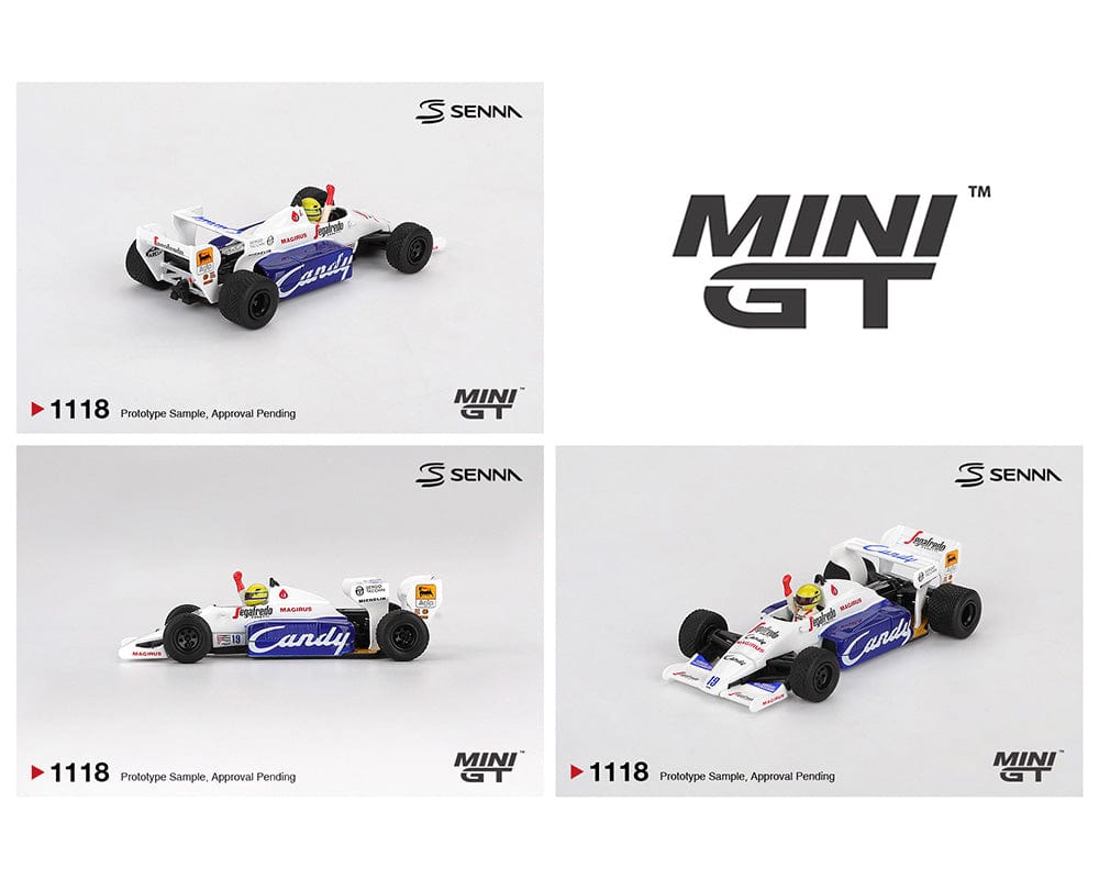 (Pre-order) Toleman TG184 #19 Ayrton Senna 1984 Monaco Grand Prix 2nd Place Limited Edition Mini GT
