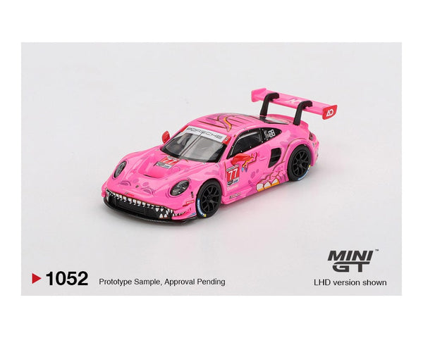 Pink Porsche 911 GT3 Racing 2023 IMSA Virginia Roxy Mini GT – Hanz