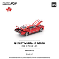 Chase Ford Shelby Mustang GT500 Red Canada edition 1/64 scale Pop Race