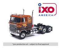 (Pre-order) IXO Models 1:64 Ford COE 9000 Brown IXO Models 1:64 scale