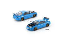 Chase Nissan Skyline R-33 Bayside Blue Enigma Special Edition Pop Race 1/64