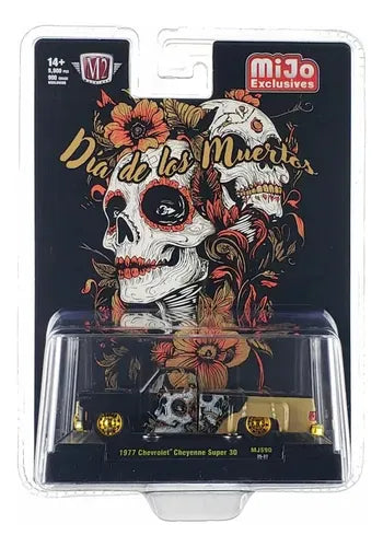 Chase 1977 Chevrolet Cheyenne Super 30 “Dia De Los Muertos” 2025 Black Gold  M2