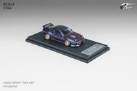 Nissan 180SX Spirit Miyabi Purple Chamaleon Micro Turbo 1/64 scale