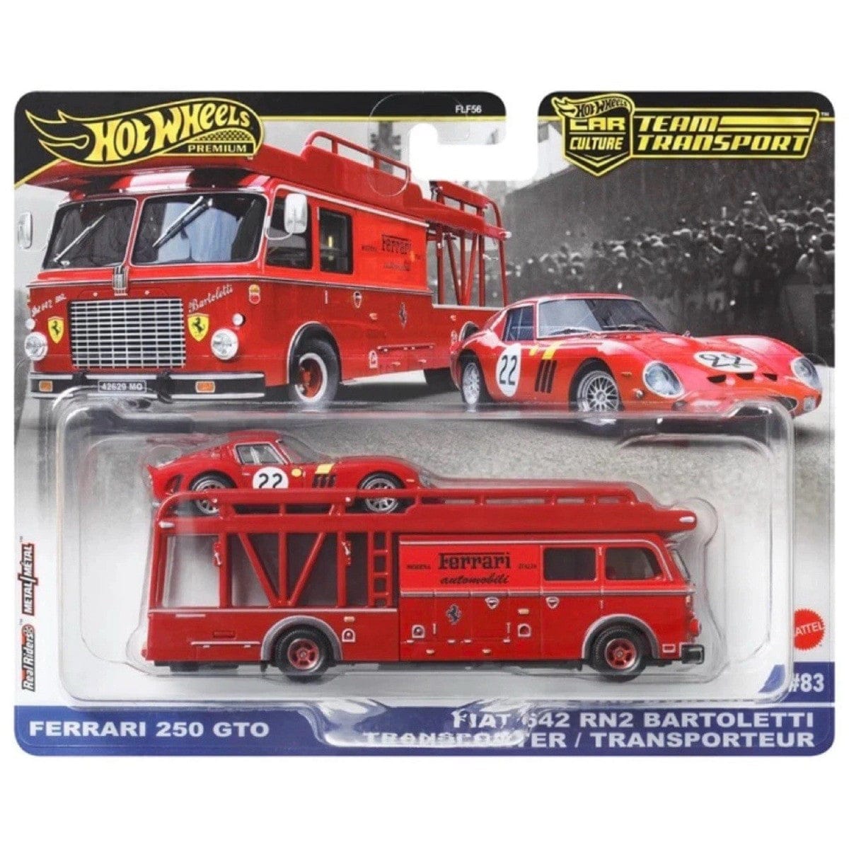 Hot Wheels Team Transport 2025 Fiat 642N with Ferrari 250 GTO