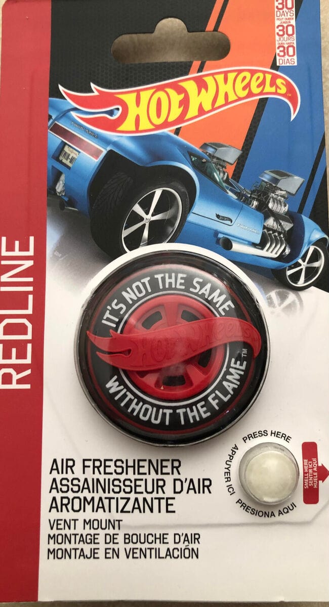 Hot Wheels Air Freshener Vent Mount Redline