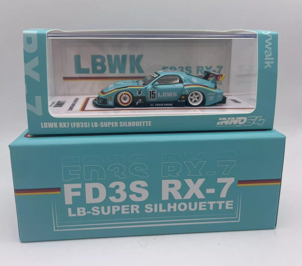 Mazda RX7 LBWK FD3S Liberty Beijing Hobby Expo Special Edition Inno64 1/64 scale 