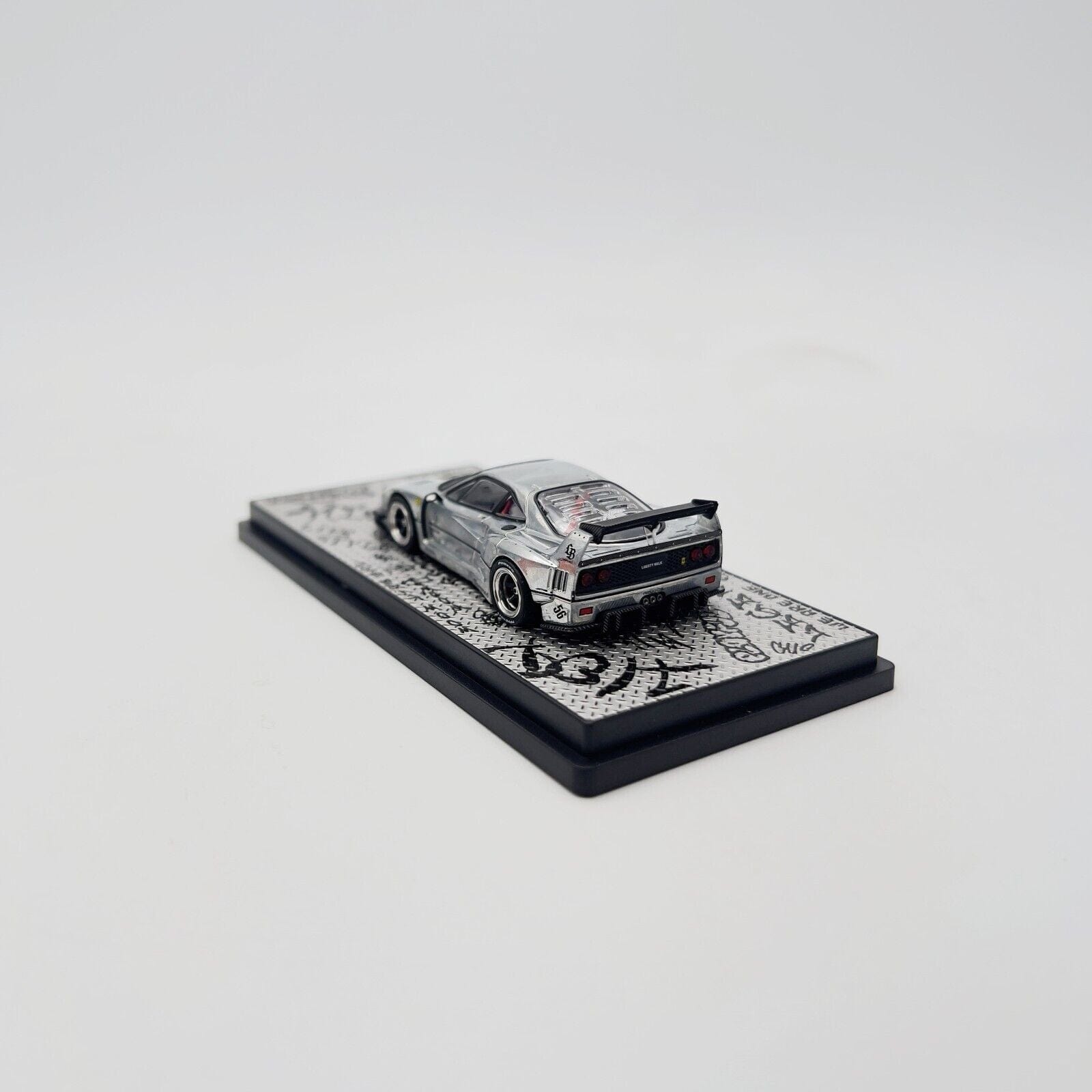 Chase Model Ferrari F40 LBWK Matte Black Hong Kong Toycar Salon