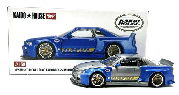 KAIDO★HOUSE 街道ハウス SKYLINE R34 ブルー Kaido House Nissan Skyline GT-R R34 Shinjuku V2 Aero Blue 1