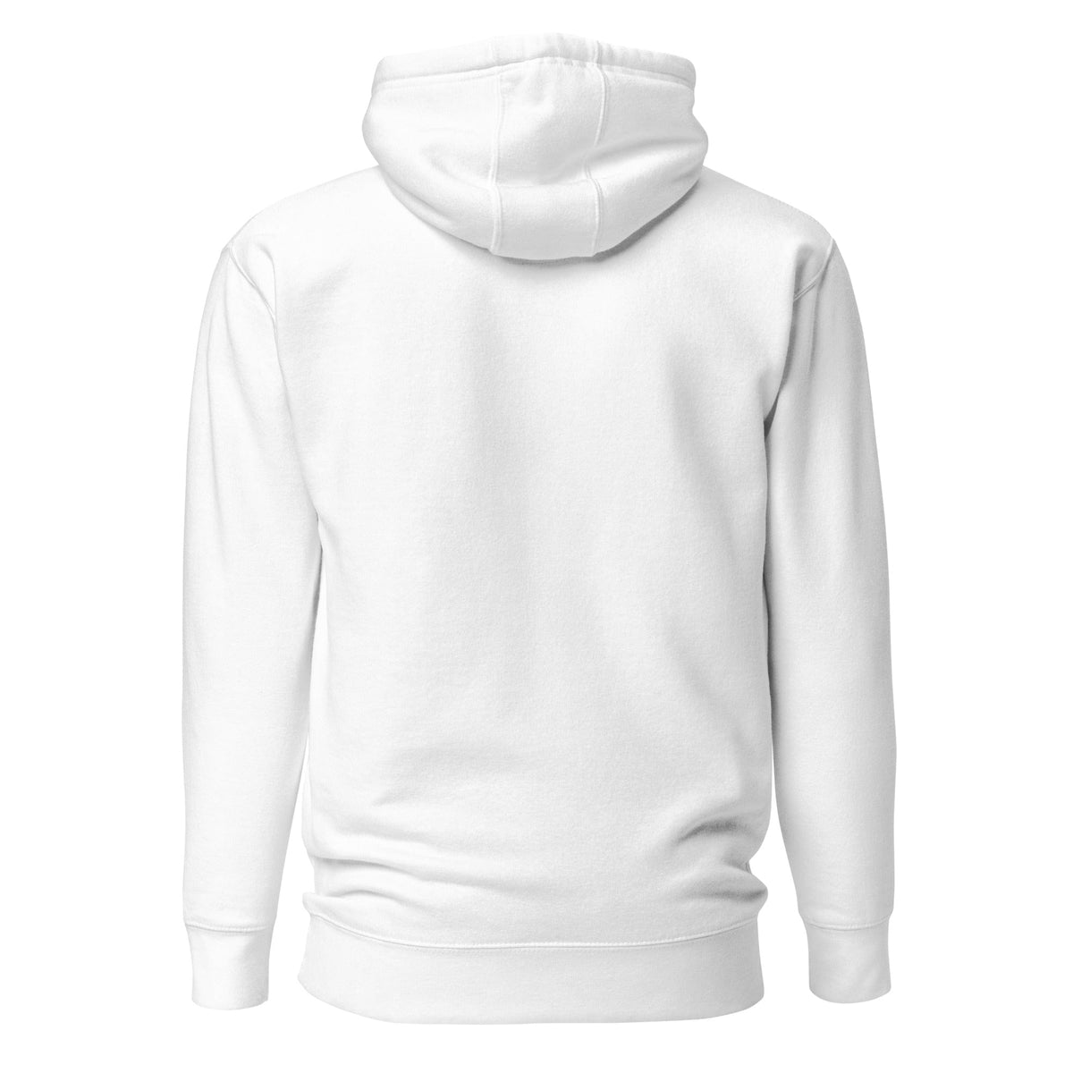 Flat Six Porsche Hoodie Black on White