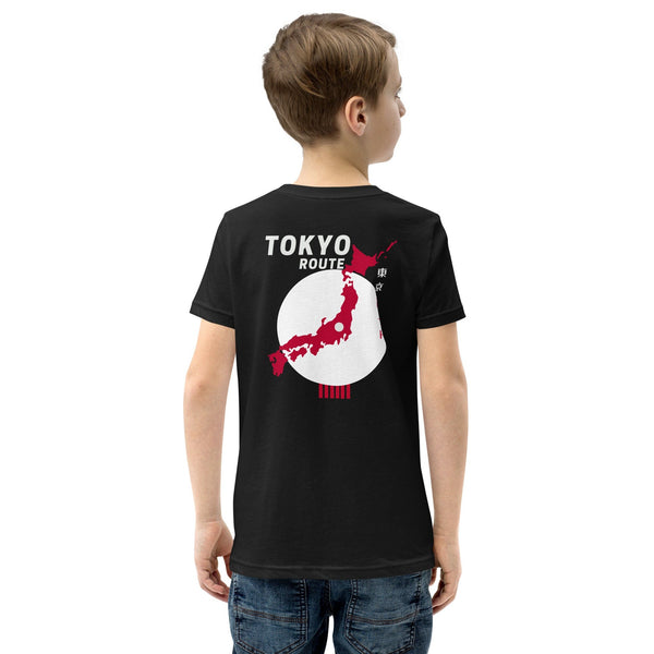 Tokyo Route Youth T-Shirt Black motor streetwear kids